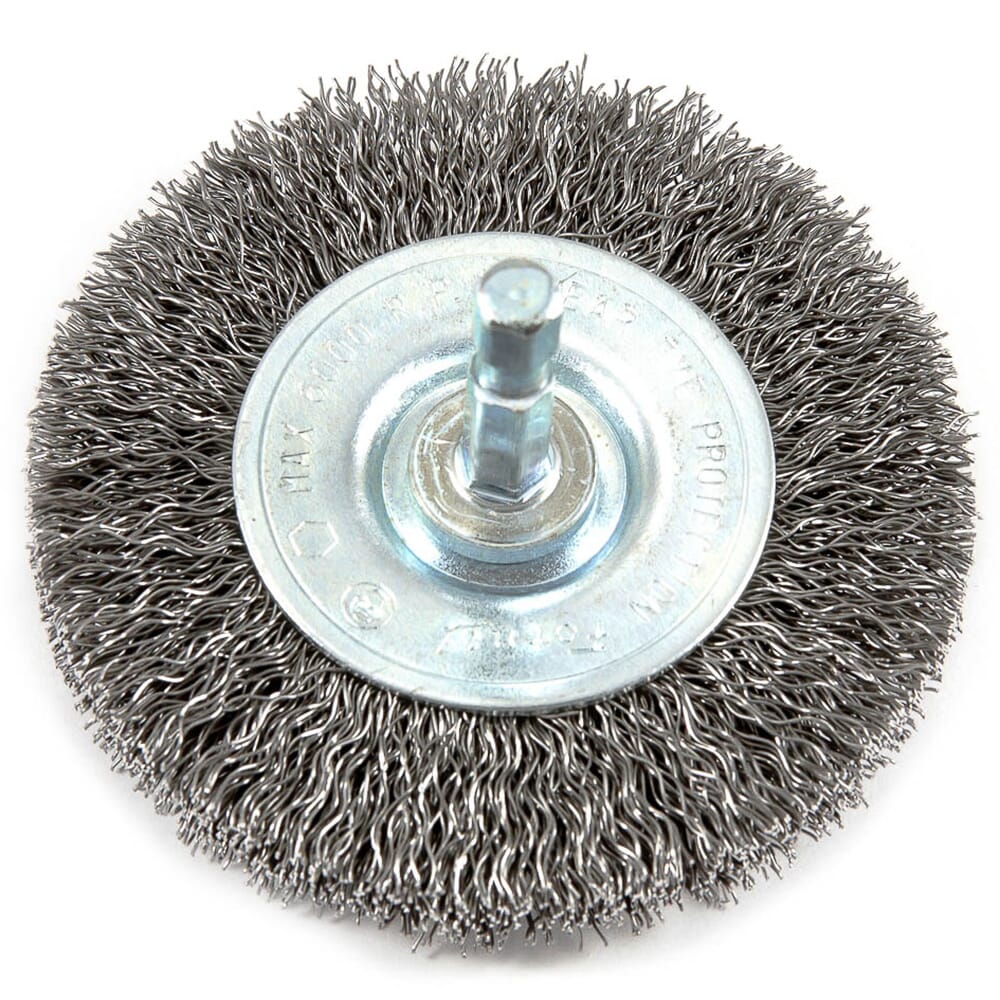 72735 Wire Wheel, Crimped, 3 in x